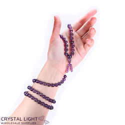 Beads: Amethyst Mala Beads