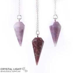 Pendulums: Lepidolite Pendulum