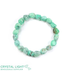 Tumble Bead Bracelets: Chrysoprase Tumble Bracelet Small