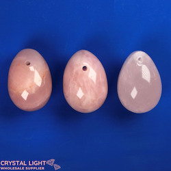 Eggs: Rose Quartz Yoni Egg 45mm