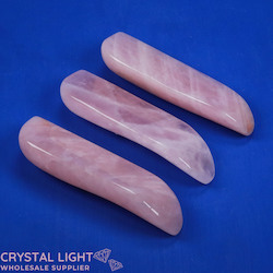 Wands + Massage Wands: Rose Quartz Freeform Wand