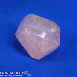 Faceted Shapes: Rose Quartz Faceted Shape (Single)