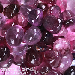 Tumbles by Weight: Purple Fluorite Tumble A-Grade