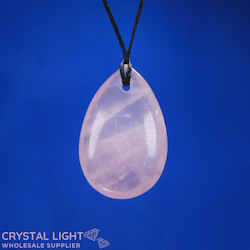 Necklaces: Rose Quartz Drop Necklace