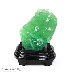 Display Pieces on Stand: Green fluorite on Stand