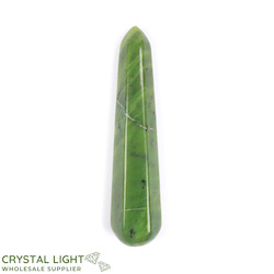 Wands + Massage Wands: BC Jade Semi-Faceted Wand (Single)