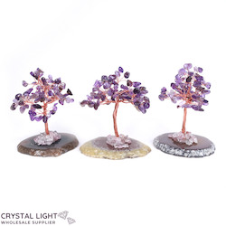 Small/Extra Small Trees: Amethyst Tree on Agate Slice