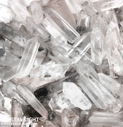 Natural Points: Quartz Points with Inclusions /100g