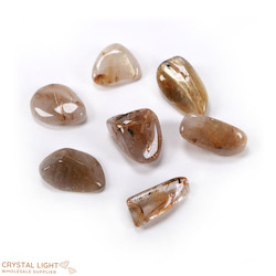 Tumble Lots: Golden Rutilated Quartz A-Grade Tumble Lot