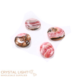 Flatstone Individuals and Lots: Rhodochrosite Mini Flatstone Lot