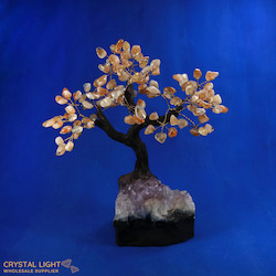 Medium Trees: Citrine Druse Tree (Single)