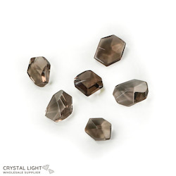 Faceted Shapes: Smokey Quartz Faceted Lot