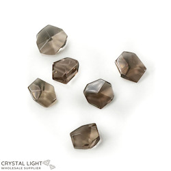 Faceted Shapes: Smokey Quartz Faceted Lot