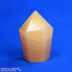 Single Point Listings: Orange Calcite Point