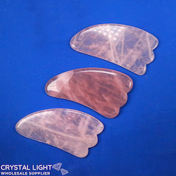 Gua Sha's: Rose Quartz Gua Sha Large