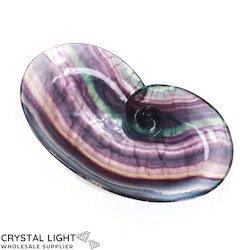 Bowls, Plates & Dishes: Rainbow Fluorite Heart Dish