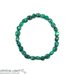 Tumble Bead Bracelets: Turquoise Tumble Bracelet