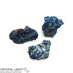 Crystal Specimens: Azurite & Malachite Specimen Lot