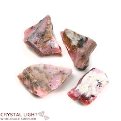 Crystal Specimens: Pink Opal Specimen Lot