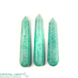 Wands + Massage Wands: Amazonite Faceted Wand