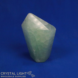 Cut Base Points: Pistachio Calcite Cut Base Point