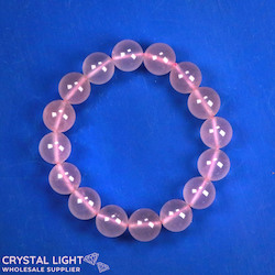 All other Bracelets: Rose Quartz Bracelet /14mm