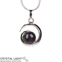 Miscellaneous Pendants: Amethyst Spiral Pendant