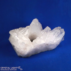 Candle Holders: Quartz Cluster Candle Holder