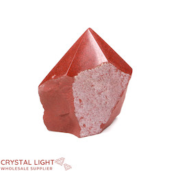 Cut Base Points: Red Jasper Cut Base Point