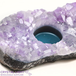 Candle Holders: Amethyst Candle Holder