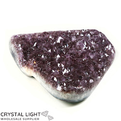 Single Druse Pieces: Amethyst Polished Druse