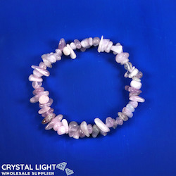 Chip Bead Bracelets: Kunzite Chip Bracelet