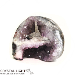 Single Druse Pieces: Amethyst Polished Druse