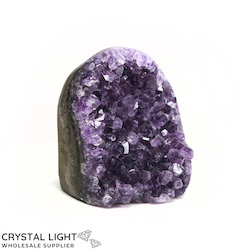 Single Druse Pieces: Amethyst Cut Base Druse