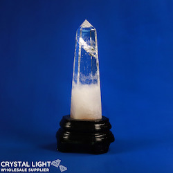 Single Point Listings: Clear Quartz Point on Stand