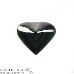 Hearts: Rainbow Obsidian Heart