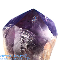 Natural Points: Amethyst Semi-Polished Wand