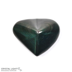 Hearts: Rainbow Obsidian Heart