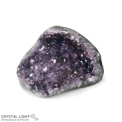 Single Druse Pieces: Amethyst Polished Druse