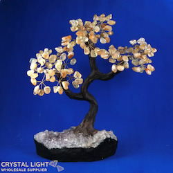 Large/Extra Large Trees: Citrine Druse Tree (Single)