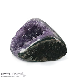 Single Druse Pieces: Amethyst Polished Druse