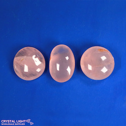 Soapstones & Palmstones by Quantity: Rose Quartz Soapstone