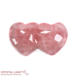 Hearts: Rose Quartz Dual Hearts