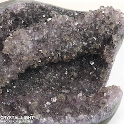 Single Druse Pieces: Amethyst Polished Druse