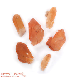 Natural Point Lots: Tangerine Quartz Natural Point Lot