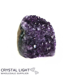 Single Druse Pieces: Amethyst Druse Cut Base