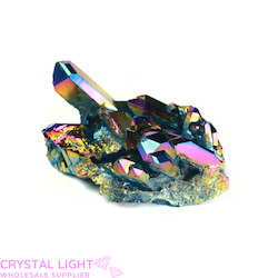 Clusters: Titanium Aura Quartz Cluster