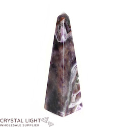 Obelisks: Chevron Amethyst Obelisk