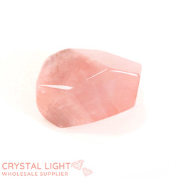 Faceted Shapes: Rose Quartz Faceted Shape (Single)