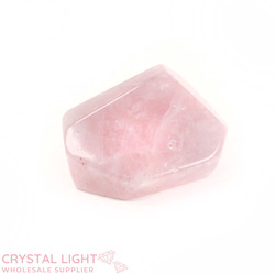 Faceted Shapes: Rose Quartz Faceted Shape (Single)